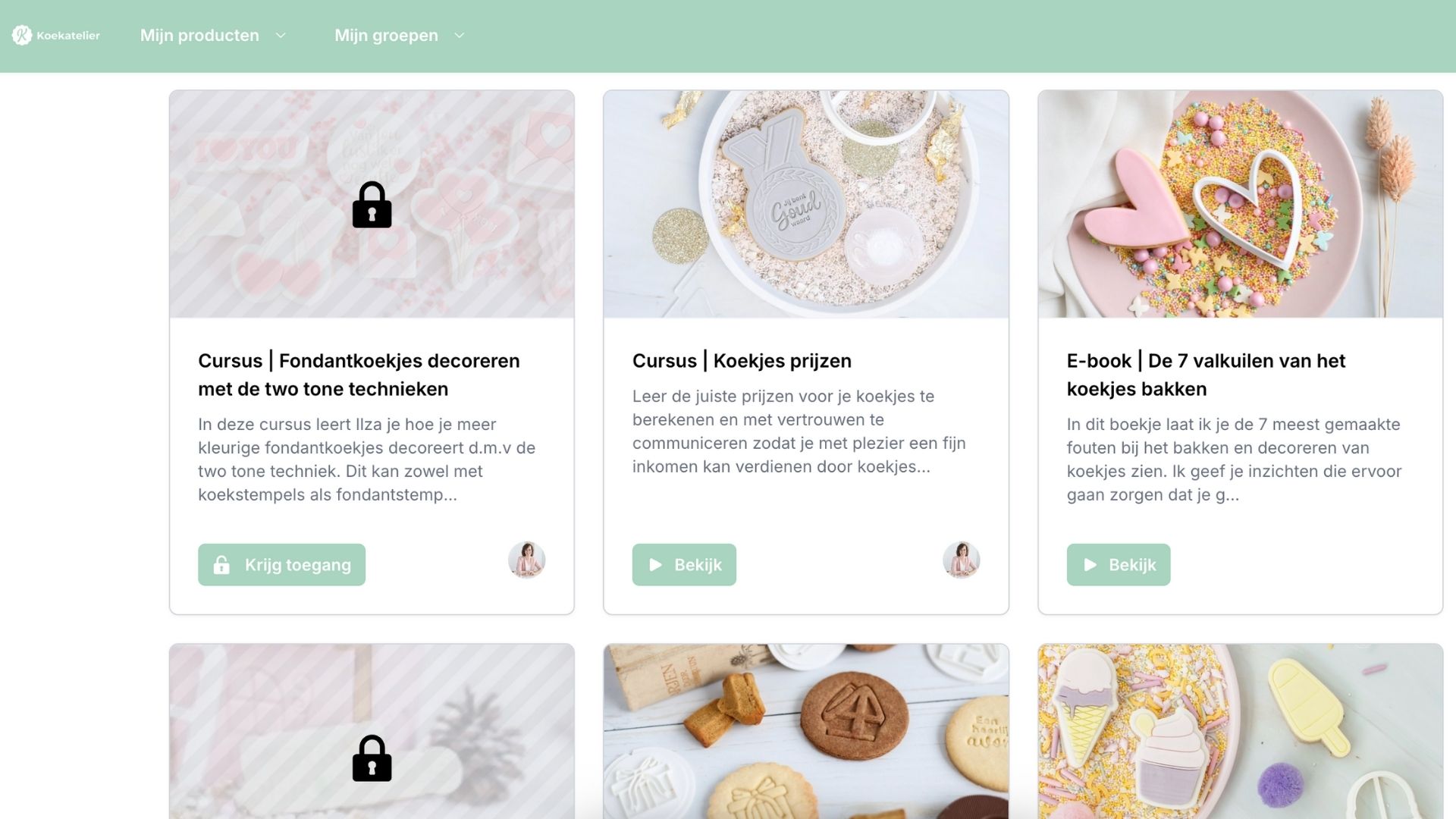 Membirds review - cursusoverzicht upsell